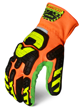 IRONCLAD GLOVE LOW PROFILE IMPACT OPEN CUFF CUT-5 L